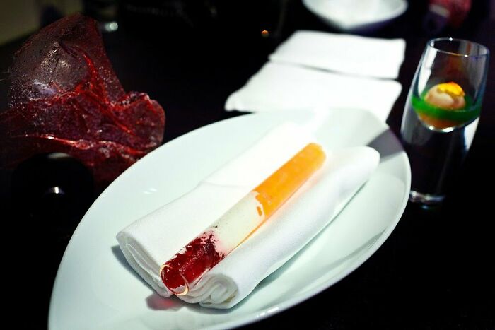 Jelly And Cream In A Straw