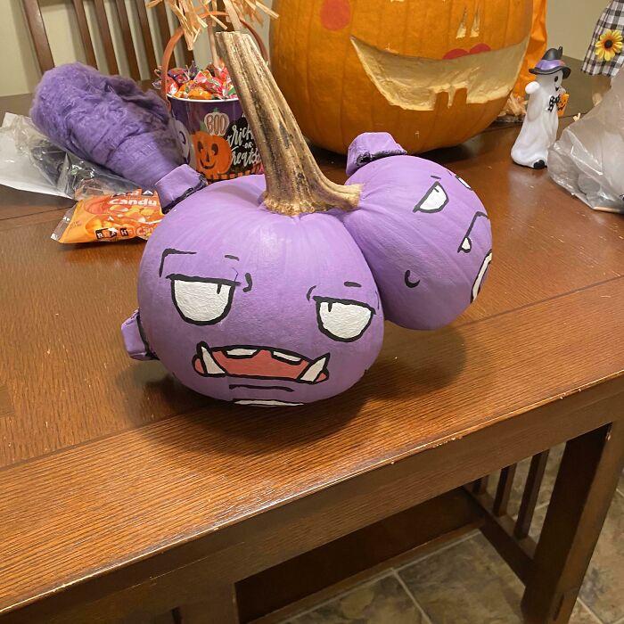 Found This Weird Double Pumpkin And Had To Do It