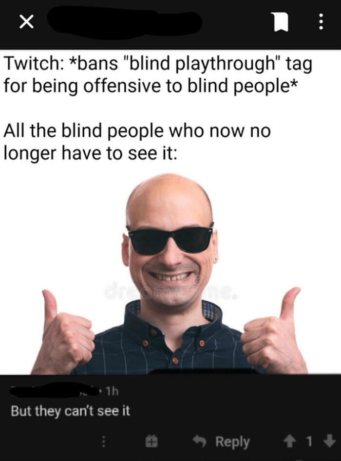 Blind Playthrough Tag For Being