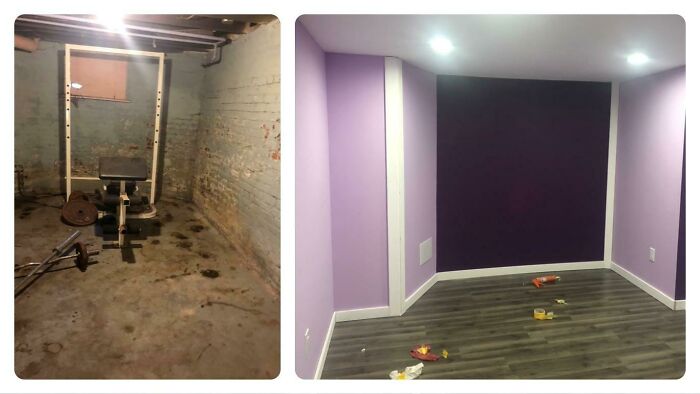 Before And After, A Play Room For My Daughter, Didn’t Know Where To Post, Felt Proud And Wanted To Share