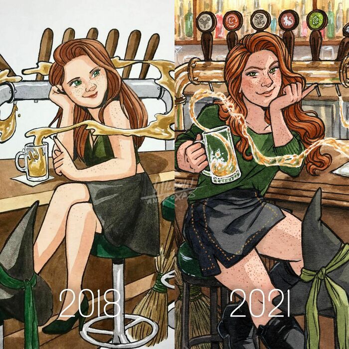 3 Years Of Watercolor Progress!