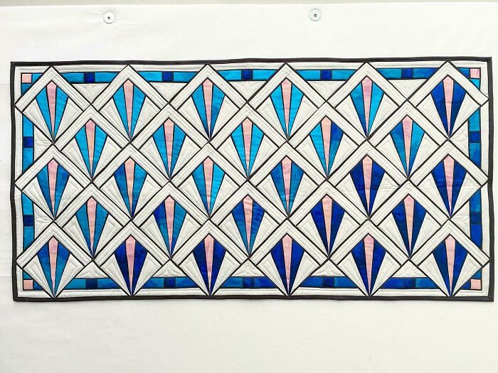 I Made This Quilt That Looks Like Stained Glass