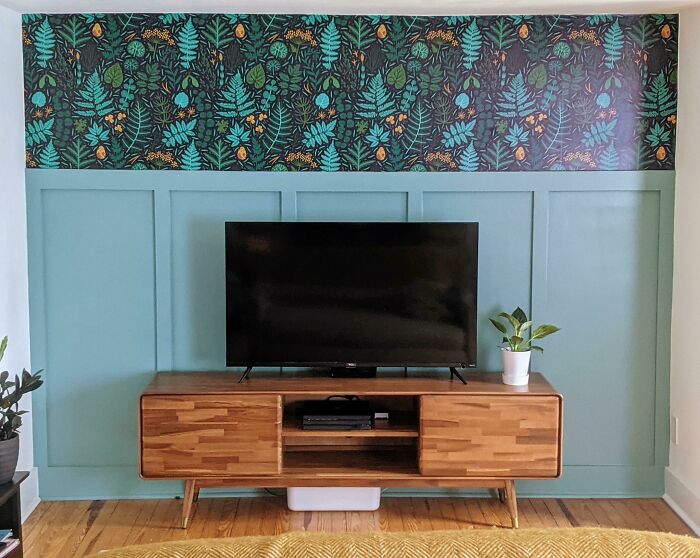 I Made A Board And Batten Accent Wall In Our Living Room