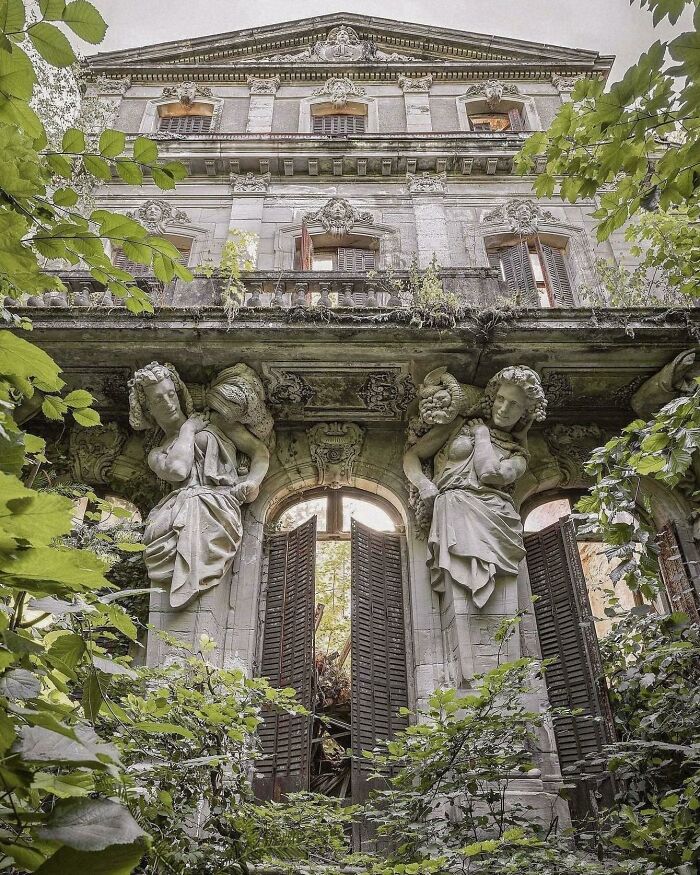 Abandoned Palace In Strasbourg, France