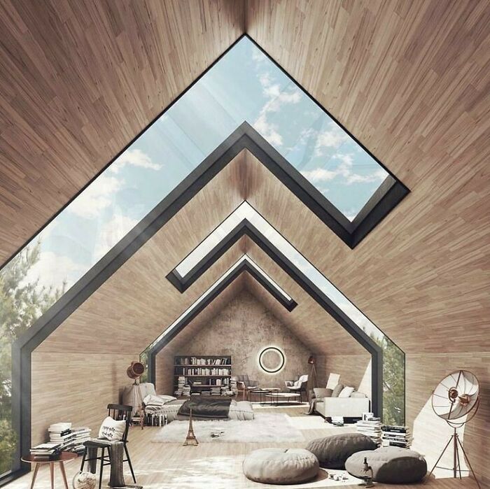 Clean Line Cabin. The Duel Aspect Glazing Is Very Dialed