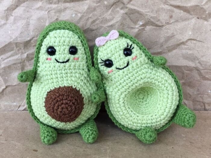 Amigurumi Couple Avocado Free Pattern