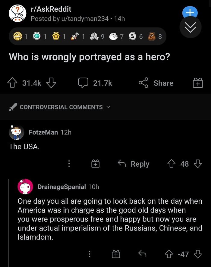 One Day You All Are Going To Look Back On The Day When America Was In Charge As The Good Old Days When You Were Prosperous Free And Happy
