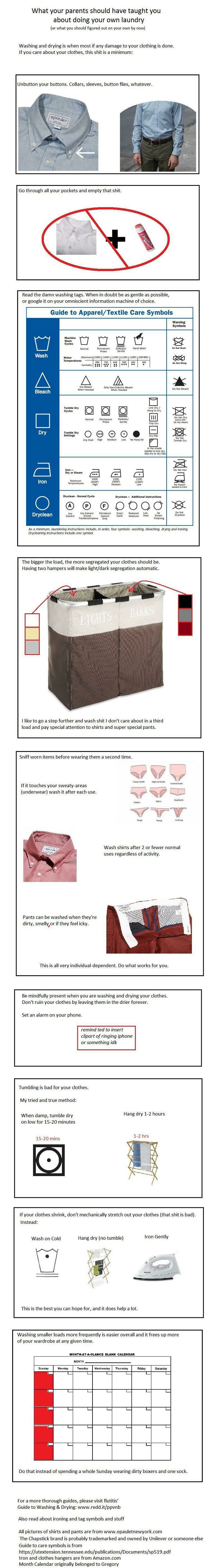 What Your Parents Should Have Taught You About Doing Your Own Laundry