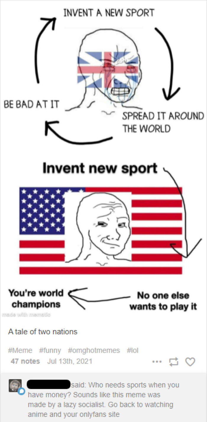 Who Need Sports When You Have Money?