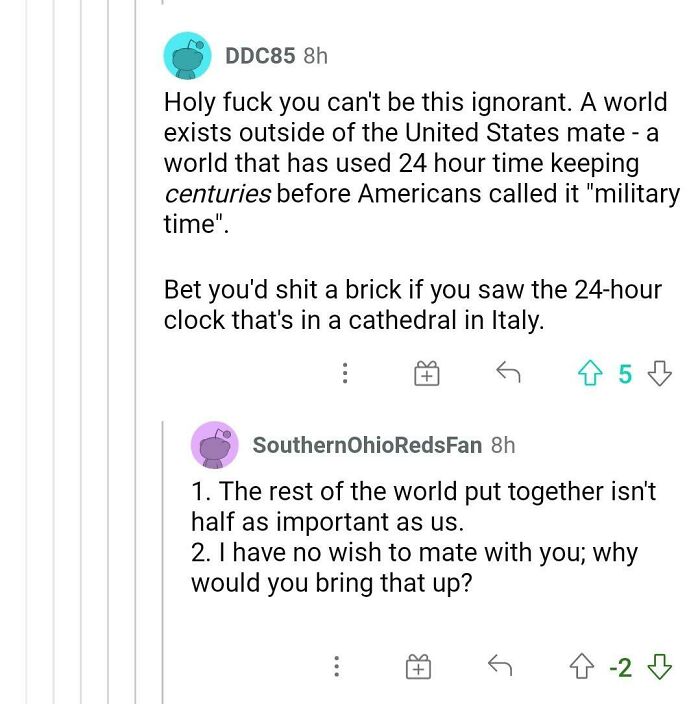 "The Rest Of The World Put Together Isn't Half As Important As Us"