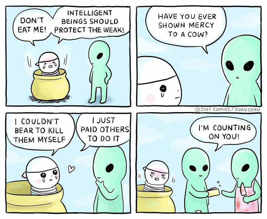 These Comics Showing The Suffering Of Animals Will Make You Think ( 77 Comics)