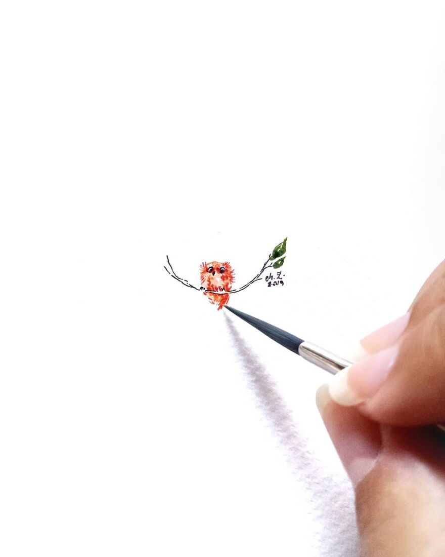 I Painted My First Owl 3 Years Ago, And Haven't Been Able To Stop Since (36 Pics)