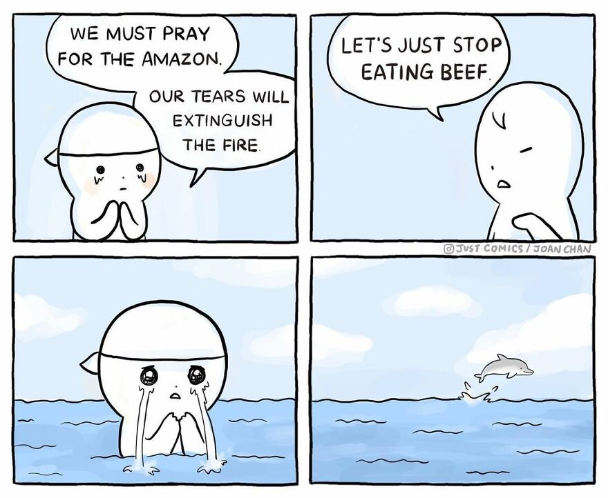 These Comics Showing The Suffering Of Animals Will Make You Think ( 77 Comics)