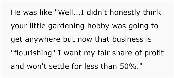 Husband Asks For 50% Of Wife's Booming Business Despite Never Believing In It, Wife Isn&rsquo;t Having Any Of It