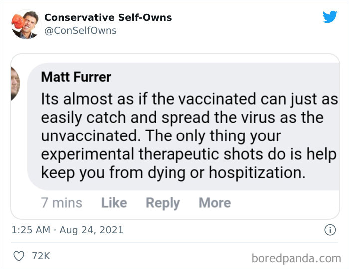 Conservative-Self-Owns-Fails