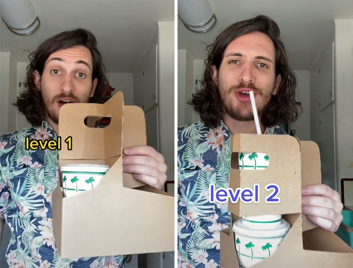 You Can Hold Two Levels Of Drinks With This