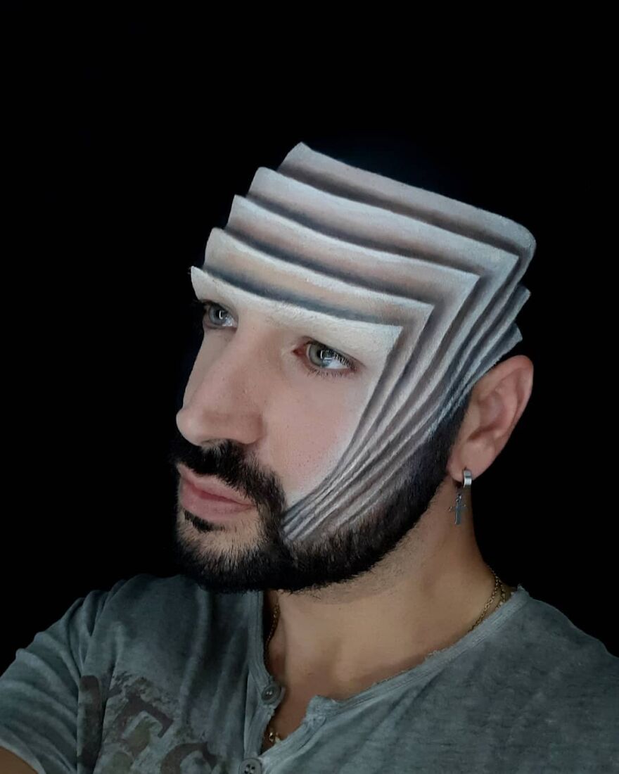 Italian Artist Continues To Amaze With Paintings On His Body (75 New Pics)