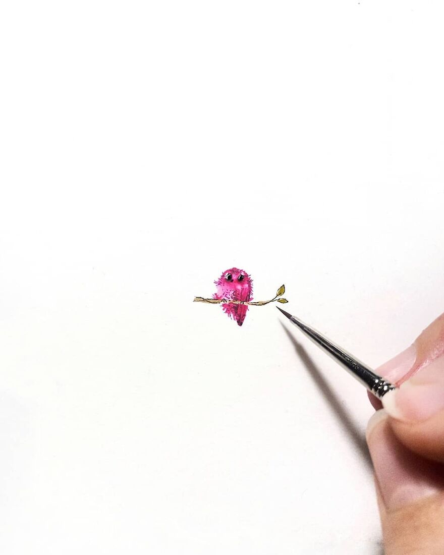 I Painted My First Owl 3 Years Ago, And Haven't Been Able To Stop Since (36 Pics)