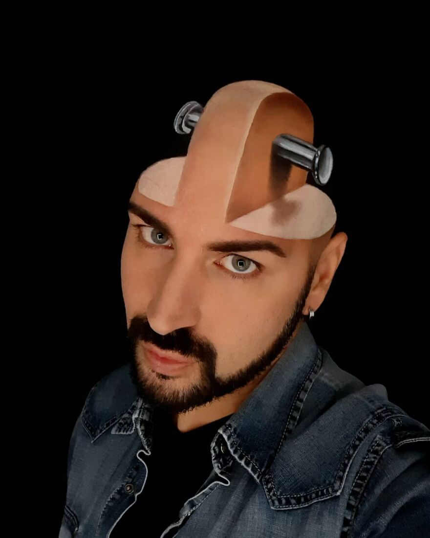 Italian Artist Continues To Amaze With Paintings On His Body (75 New Pics)