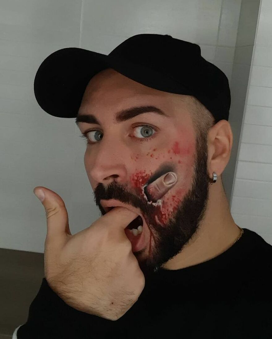 Italian Artist Continues To Amaze With Paintings On His Body (75 New Pics)