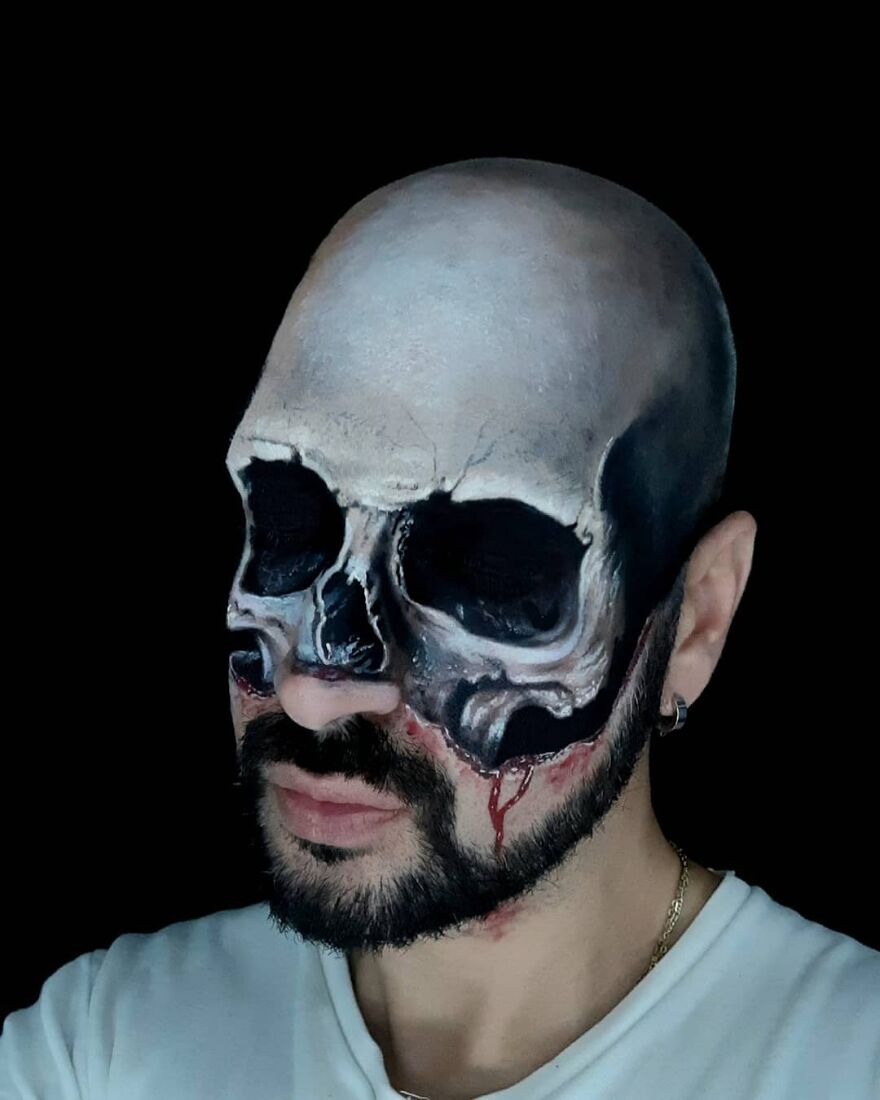 Italian Artist Continues To Amaze With Paintings On His Body (75 New Pics)