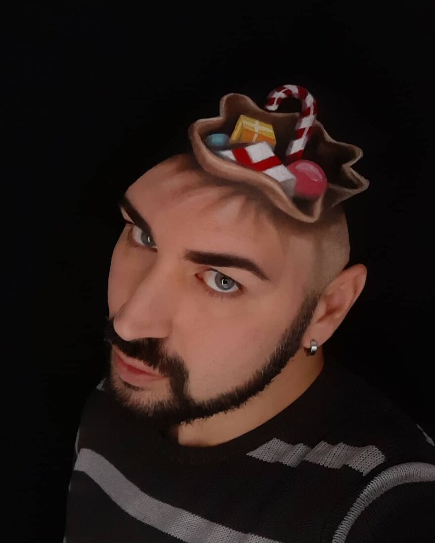 Italian Artist Continues To Amaze With Paintings On His Body (75 New Pics)