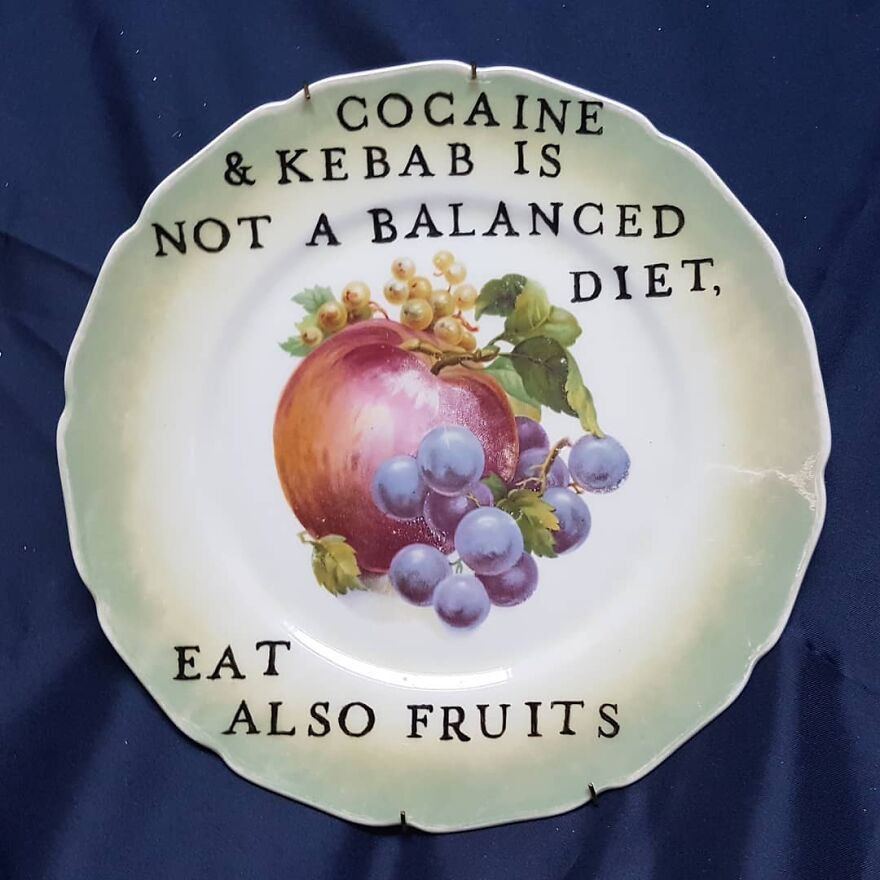 My 50 'Very Ugly Plates' With Dark Humor Captions