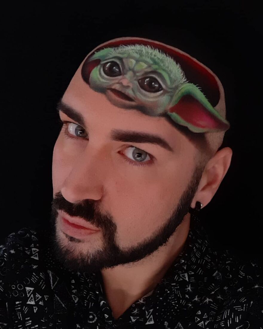 Italian Artist Continues To Amaze With Paintings On His Body (75 New Pics)