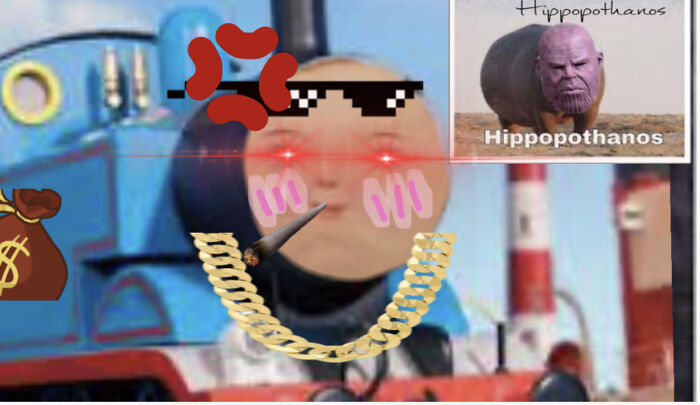 I Made This With My Friend Over- It’s Kind Of Just A Weird Mess Of Memes Put Together