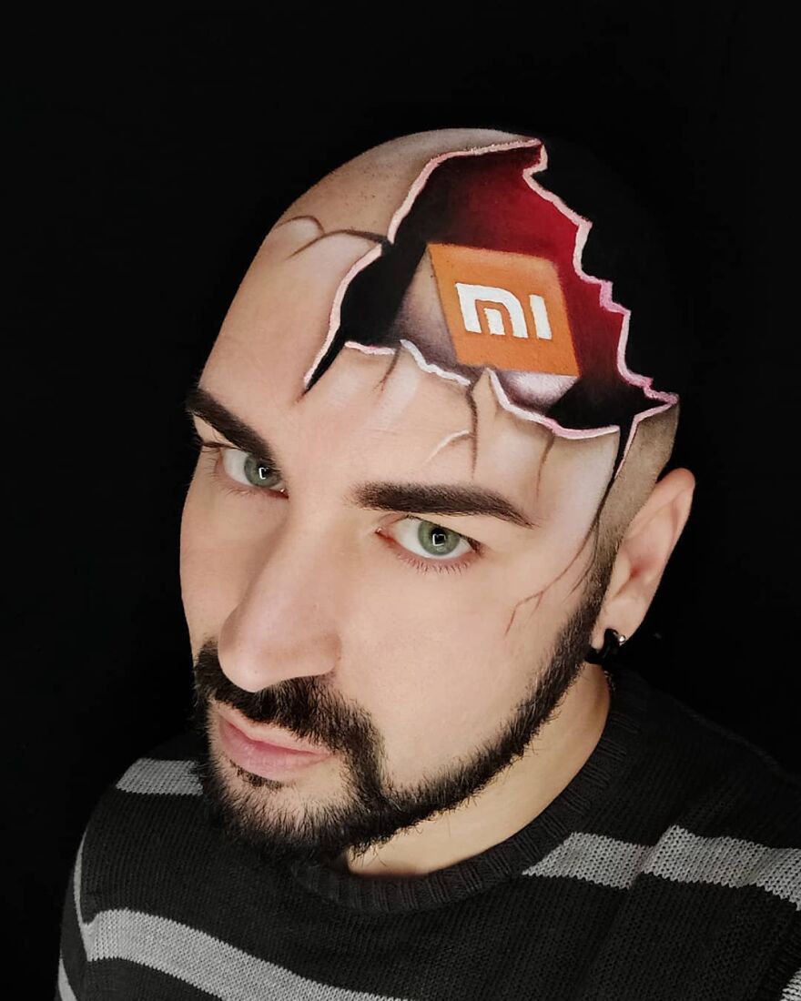 Italian Artist Continues To Amaze With Paintings On His Body (75 New Pics)