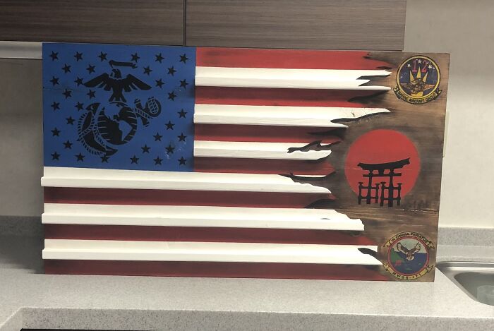 Challenge Coin Holder For A Marine.