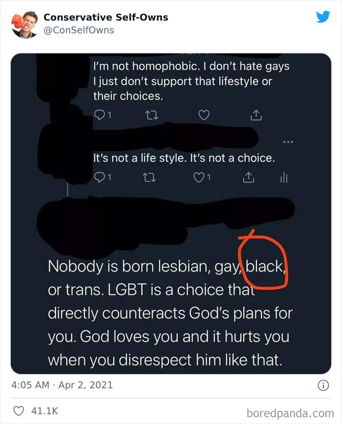 Conservative-Self-Owns-Fails