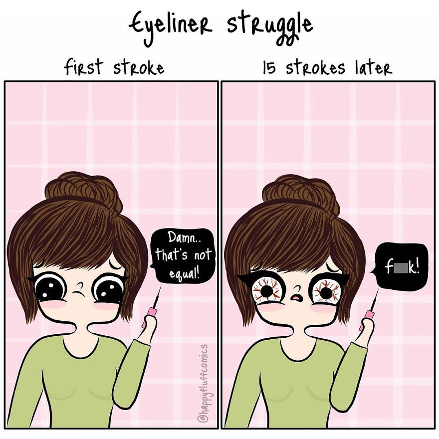 Indian Artist Makes Fun Comics That Show Women's Problems (New Pics)