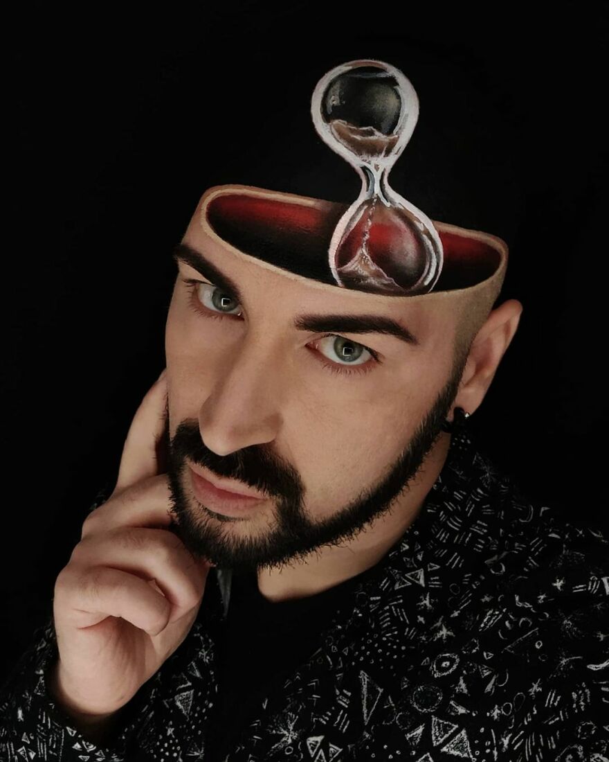 Italian Artist Continues To Amaze With Paintings On His Body (75 New Pics)