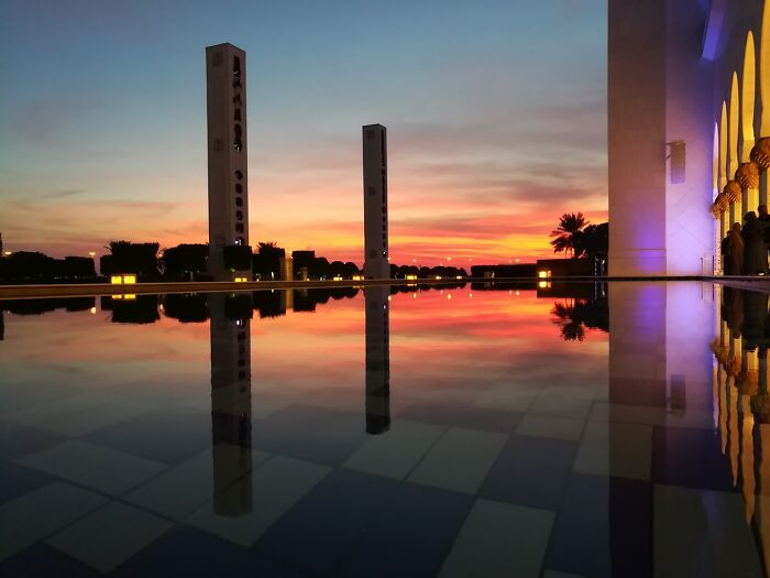 Grand Mosque, Abu Dhabi - Dusk