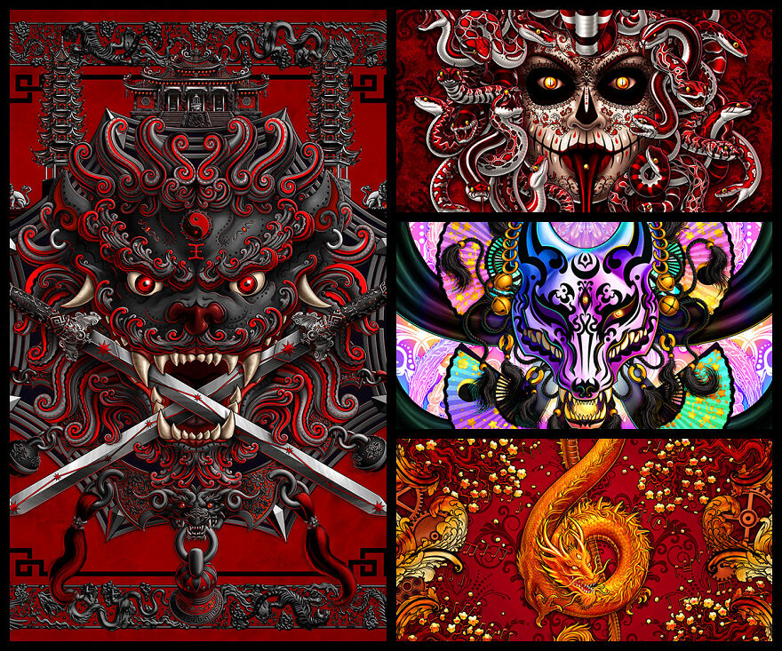 I Make Re Imagined Mythological Creatures In Gothic, Steampunk, Pastel And Other Color Styles I Make Re Imagined Mythological Creatures In Gothic, Steampunk, Pastel And Other Color Styles