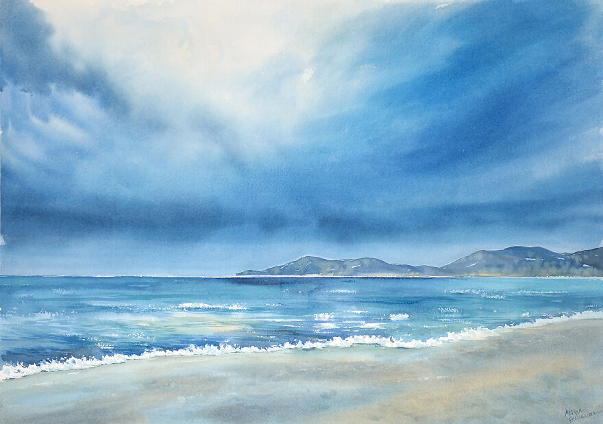 There Is Colour Everywhere, Even In The Shadows. Sardinia Is In Watercolour.