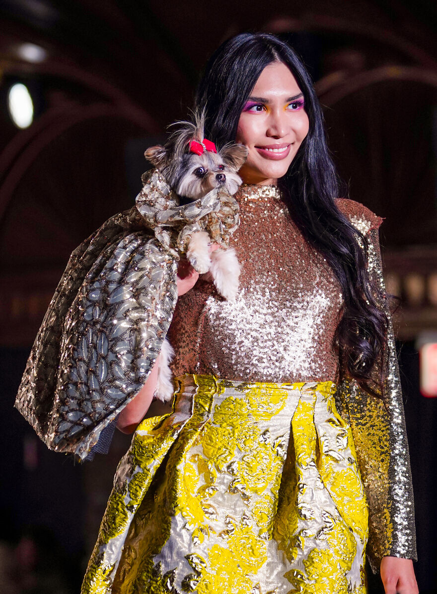 Canines In Haute Couture During New York Fashion Week