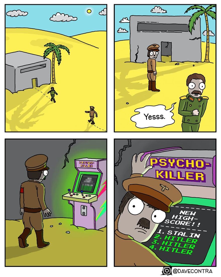 Artist Makes Comics With Morbid Humor And Politically Incorrect