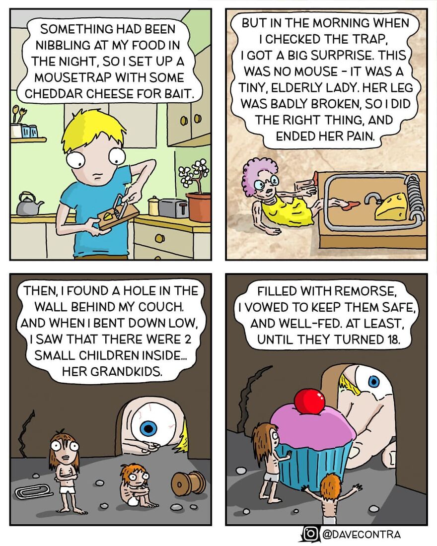 Artist Makes Comics With Morbid Humor And Politically Incorrect