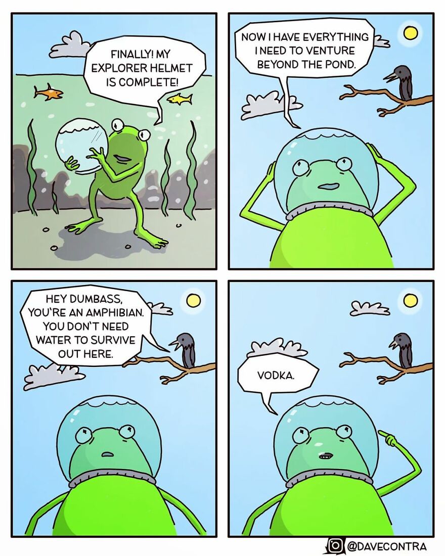 Artist Makes Comics With Morbid Humor And Politically Incorrect