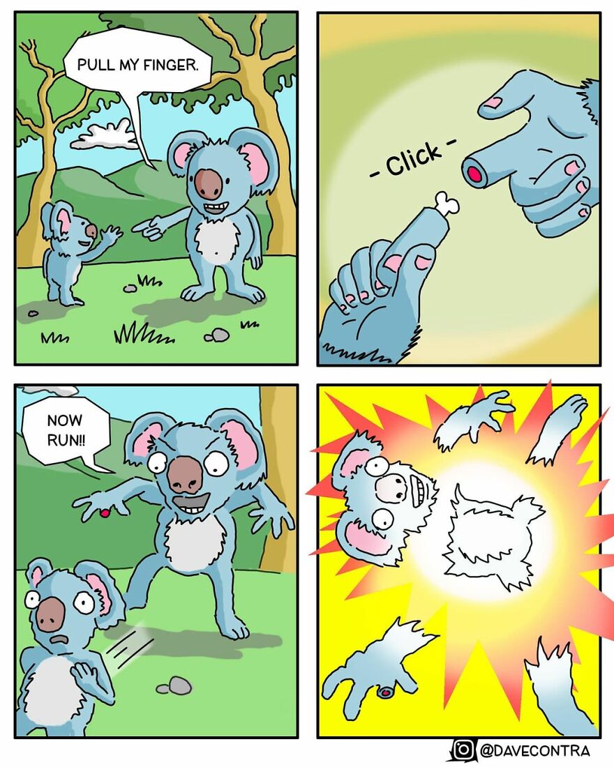 Artist Makes Comics With Morbid Humor And Politically Incorrect