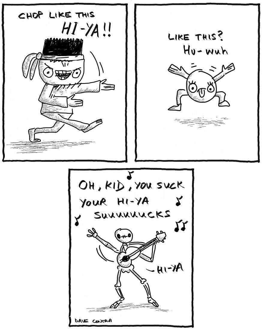 Artist Makes Comics With Morbid Humor And Politically Incorrect