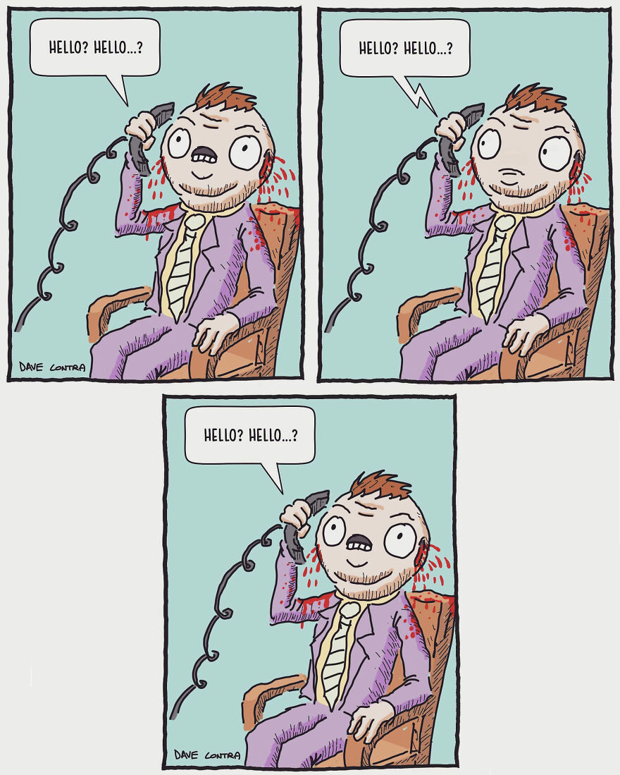 Artist Makes Comics With Morbid Humor And Politically Incorrect