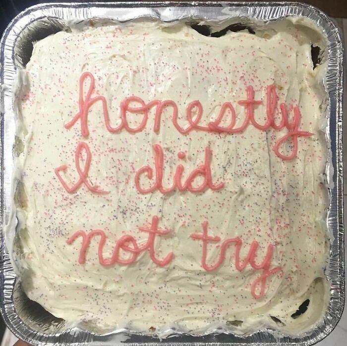 Honestly, I Did Not Try