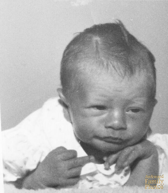 Esta es una foto mía cuando tenía 12 días de edad