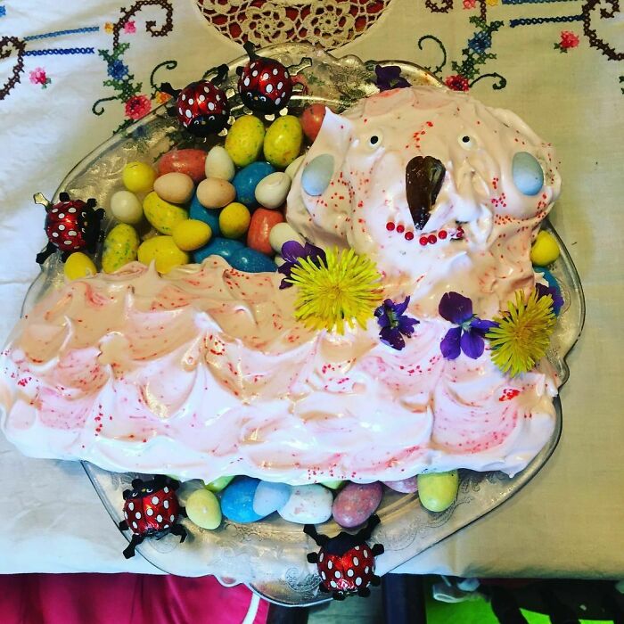 My Semi-Horrifying Easter Lamb Cake Fail