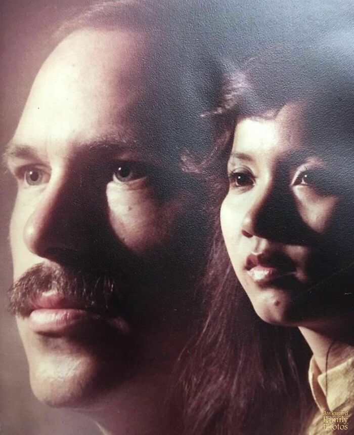 In 1980 My Mom Won Free Photos At A Mall In Vancouver. My Mom Had To Beg My Dad To Go But He Didn't Want To And Said He Wouldn’t Spend A Dime If They Ended Up Not Being Free. But Once They Got There My Dad Ended Up Upgrading And Spent $100 On The Deluxe Package