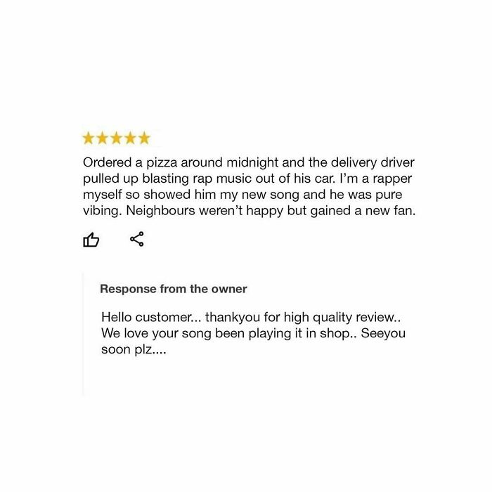 We Love Your Song Been Playing It In Shop ♻️ @bushrod