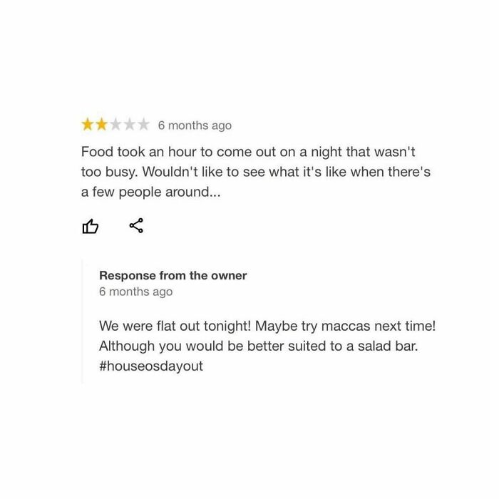 Better Suited To A Salad Bar